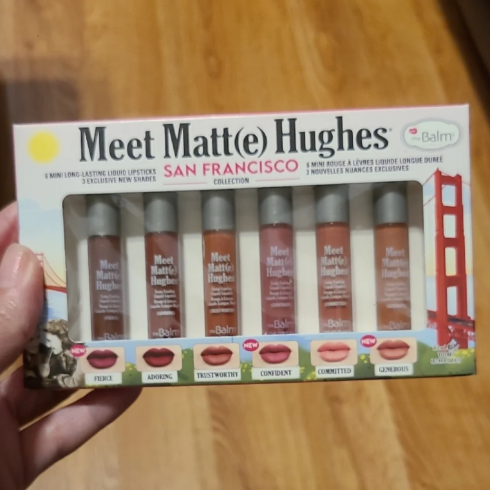 the Balm-Meet Matt(e) Hughes Mini Liquid Lipstick Set
